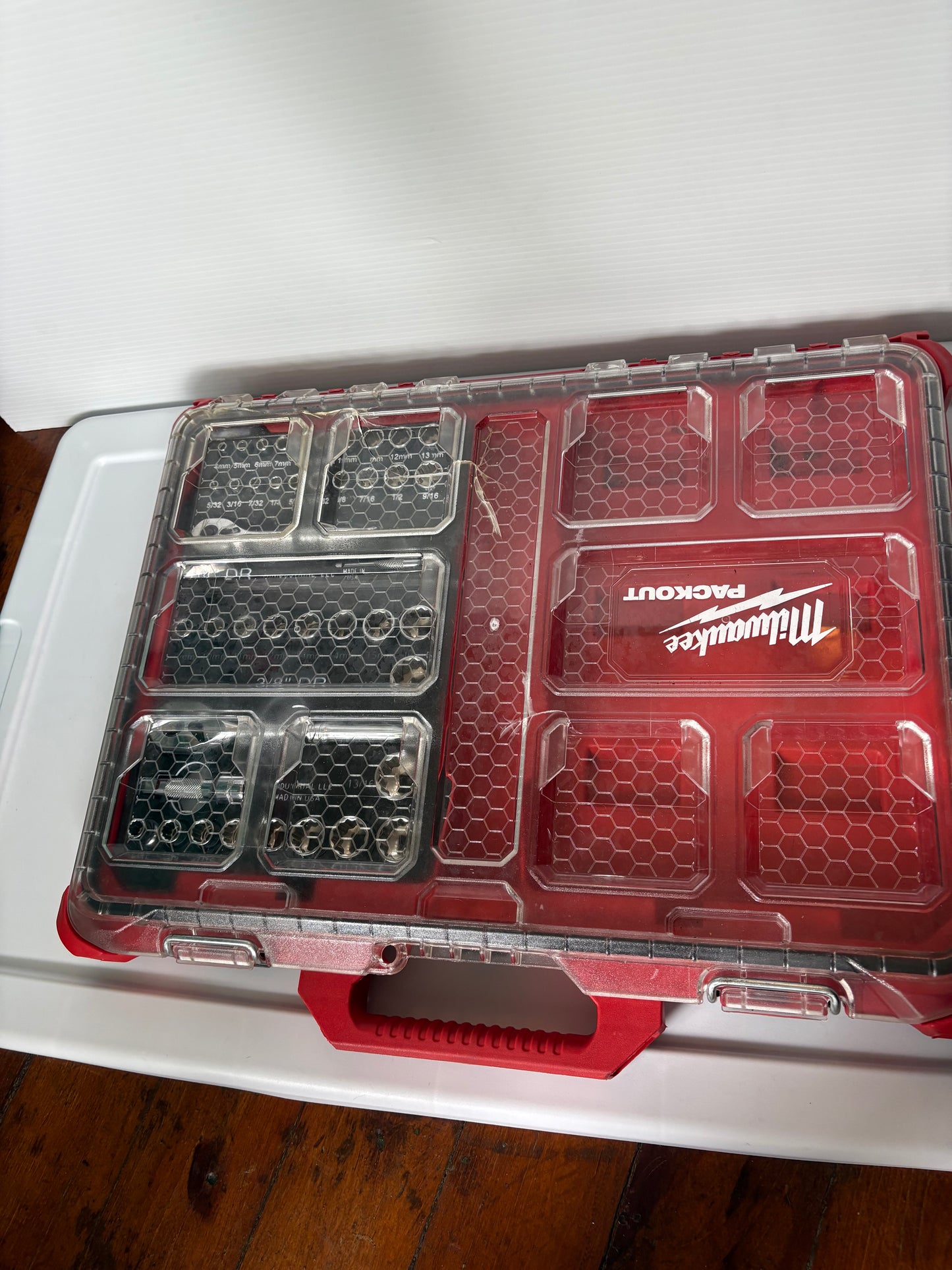 3/8" DR Socket Organizer (For MILWAUKEE PACKOUT 48-22-8431)