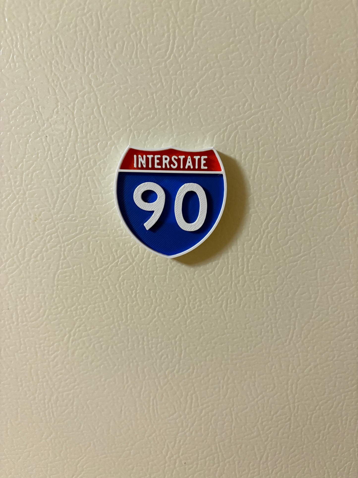 Customizable Fridge Magnet - Interstate Sign