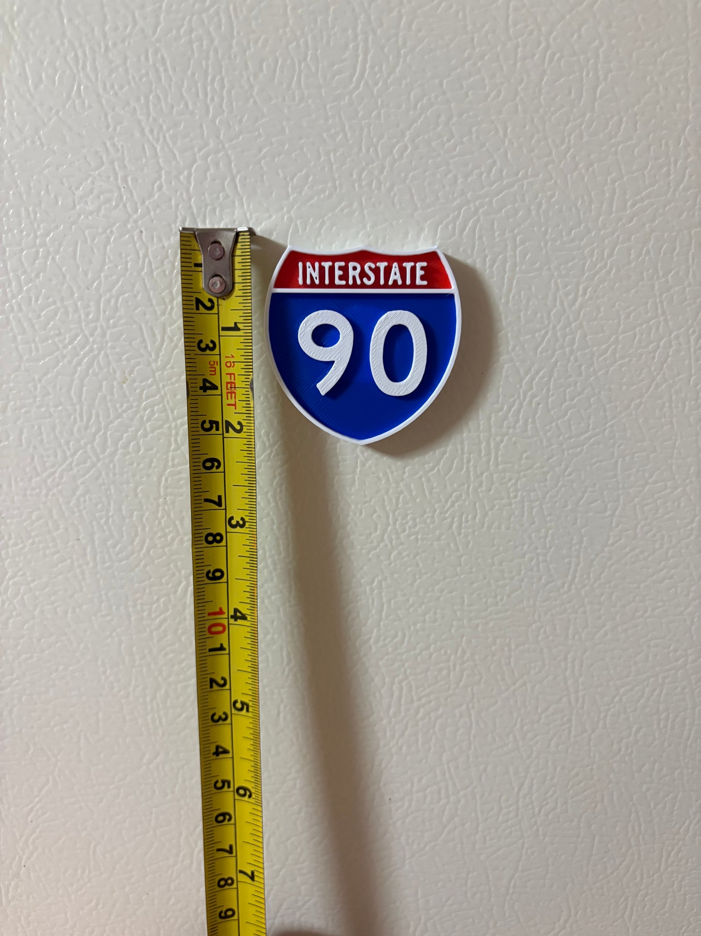Customizable Fridge Magnet - Interstate Sign