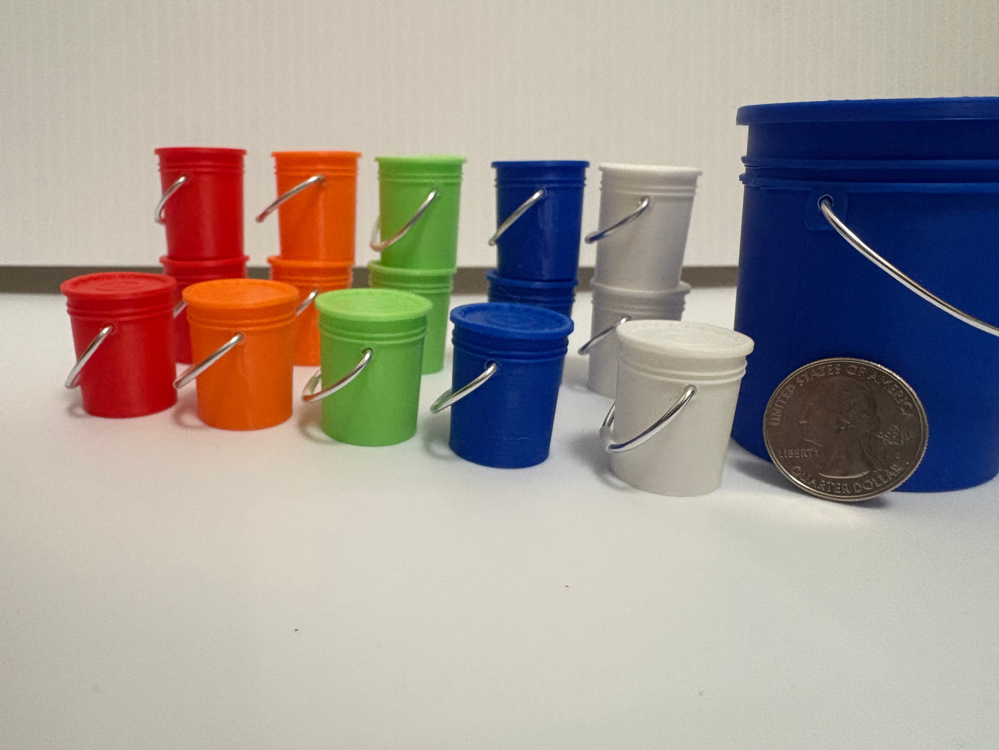 Tiny Bucket With Lid (3 - Pack)