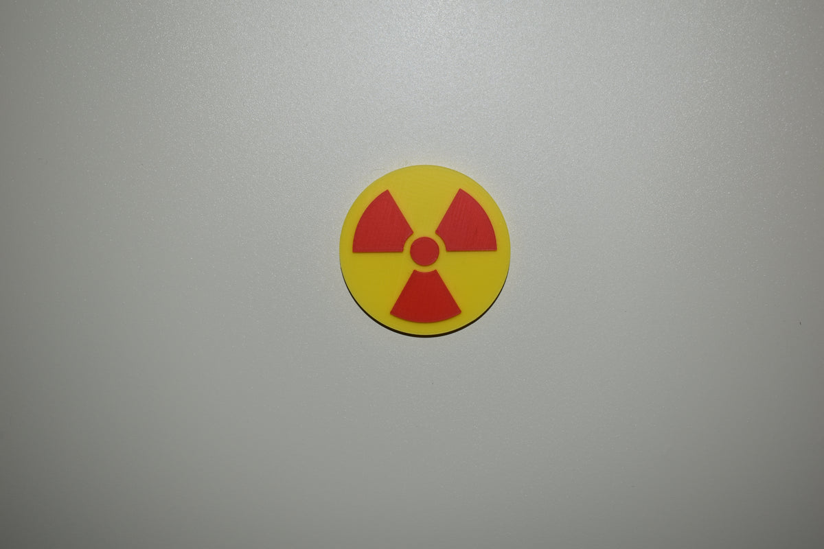 3D Radiation / Nuclear Sign Magnet (4 Variants!)