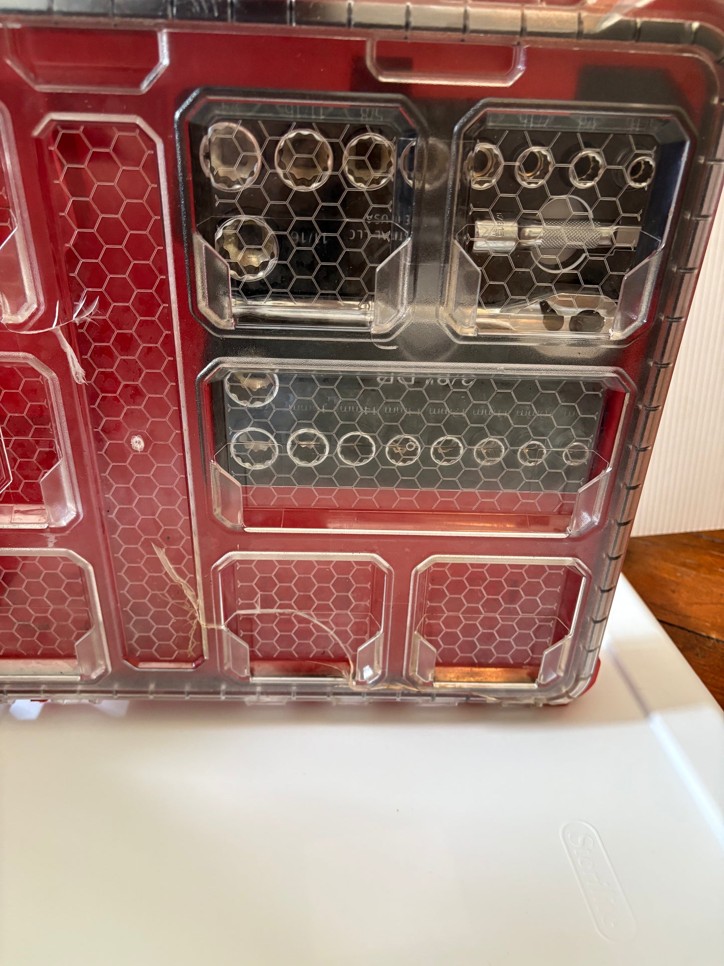 3/8" DR Socket Organizer (For MILWAUKEE PACKOUT 48-22-8431)