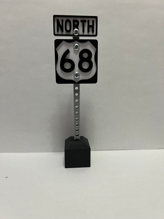 US State Route Sign - Customizable - Mini