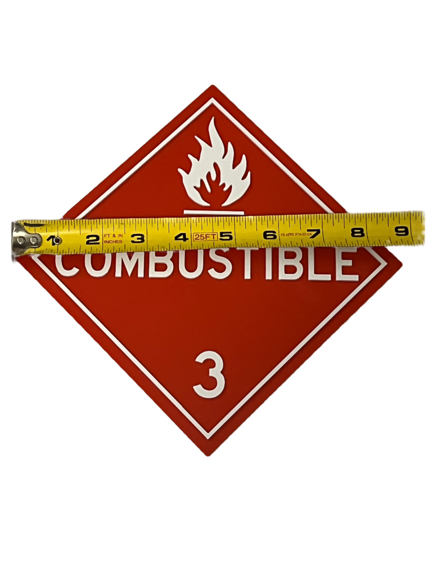 Combustible Sign - Large