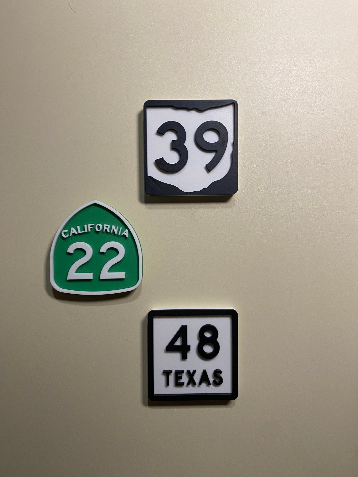 Customizable State Route Sign - Fridge Magnet