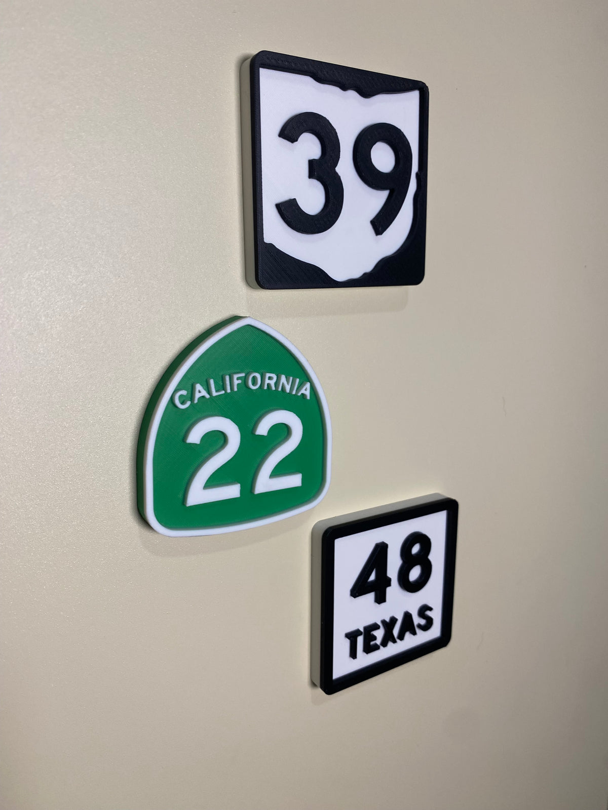 Customizable State Route Sign - Fridge Magnet