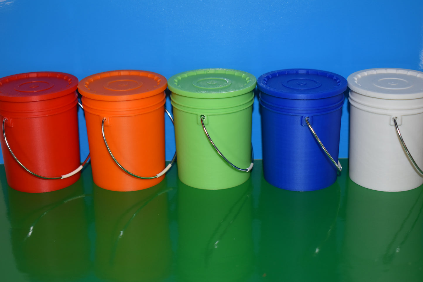 Mini Bucket with Lid – Multiple Colors & Sizes